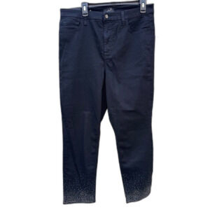 Jen 7 High Waist Skinny Size 16 Black with Enhance Me New with Tags